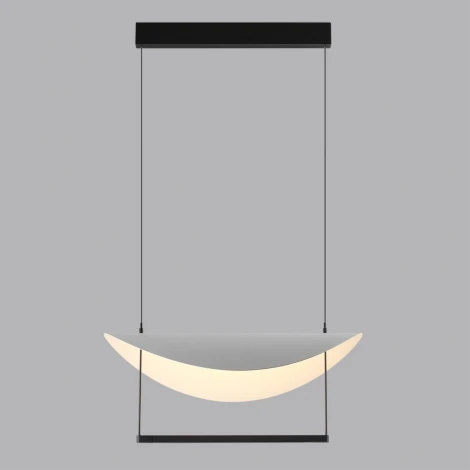 Подвесной светильник Odeon Light Next 7015/20L белый ice crack металл/акрил поворотный на 360 LED 1*20W GLIDER (220V, на проводе)