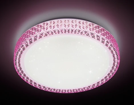 Потолочный светильник Ambrella Orbital Crystal F85 PI 48W D400