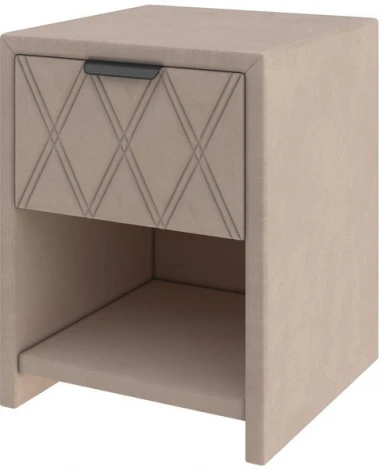PROxSON Тумба Side (Ткань: Велюр Monopoly Миндаль (111)) 44x45