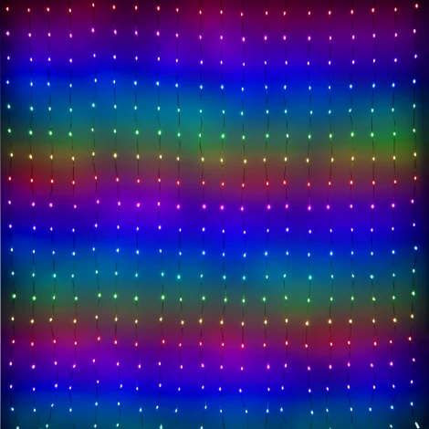Гирлянда светодиодная умная Занавес RGB 2x2 м управление смартфоном ЭРА ERASG -02