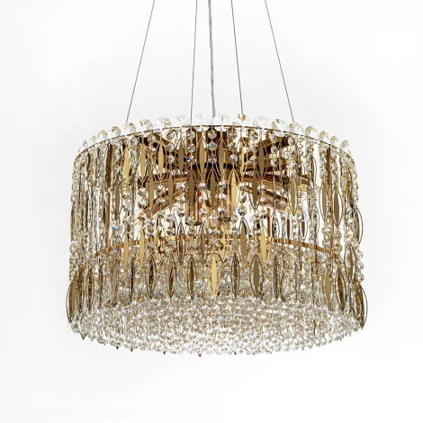 Подвесная люстра хрустальная Modelux MODELUX ML.315.9 GD