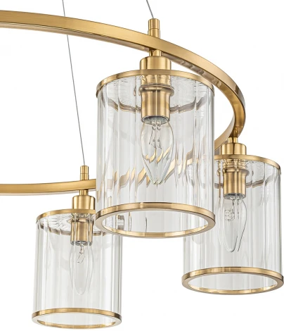 Подвесная люстра 13022/6P Brass Indigo Dante V000405