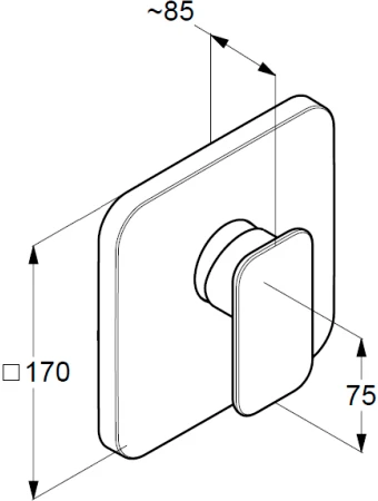 Смеситель Kludi E2 496550575 для душа