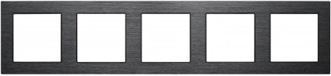Рамка алюминиевая FRM-PRESTO-ALS-5-BK (Arlight) 043865