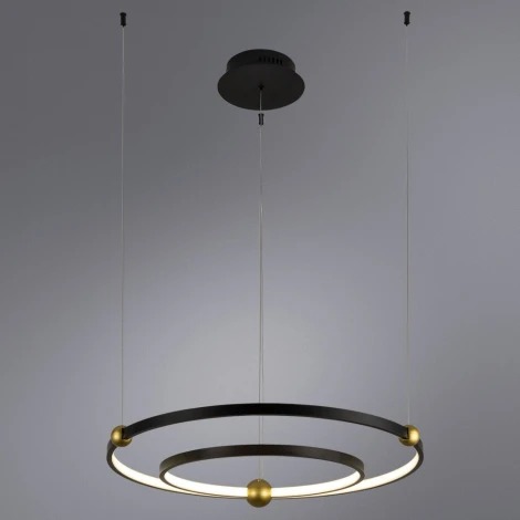 Подвесной светильник Divinare Amadeo 1123/04 SP-65 (LED, 220V, на тросе, кольцо, солнечная система)