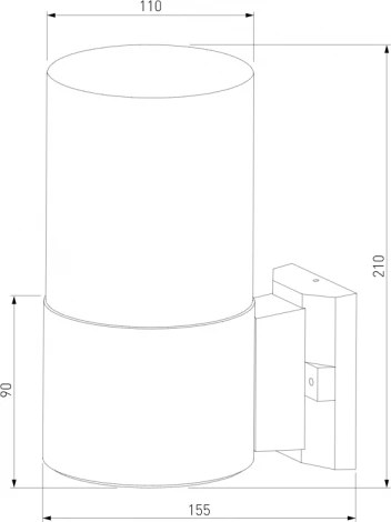 Настенный светильник уличный Roil 35125/U (220V, IP54)
