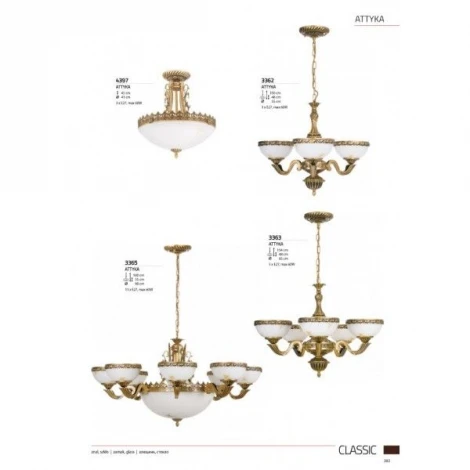 Потолочная люстра Nowodvorski Attyka 4397