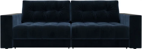 Диван прямой с декором Лига-049 НПБ Лига Диванов (Велюр) арт.128405