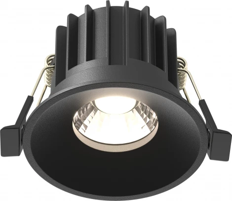 Встраиваемый светильник Maytoni Round DL058-12W4K-B (LED, 220V, круглые)