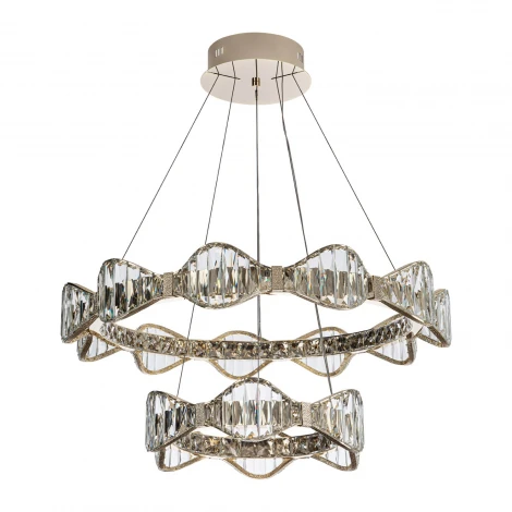 Подвесная люстра светодиодная хрустальная Modelux MODELUX ML.785.800.500 CP