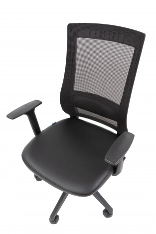 Офисное кресло Chairman 500LT Россия экокожа черный/TW-01 черный Б/П 7187916