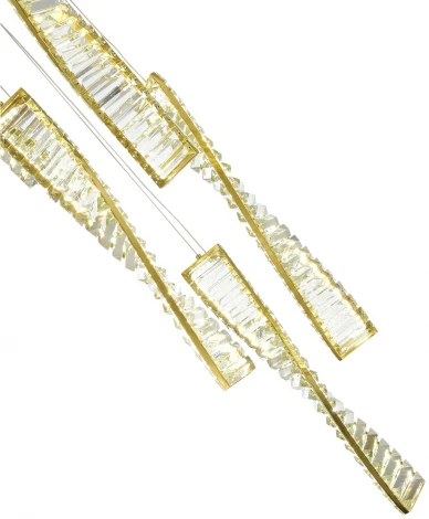 Подвесной светильник ST Luce Elica SL6205.303.05 Латунь/Прозрачный LED 1*55W 3000K (220V, на тросе)