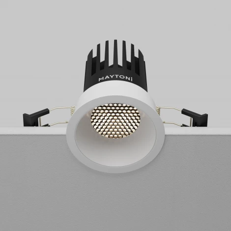 Встраиваемый светильник Maytoni Dip DL117-15W-4K-W (LED, 220V, круглые)