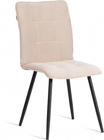 Стул обеденный Bari Tetchair (Велюр/Молочный,Черный) арт. 21653