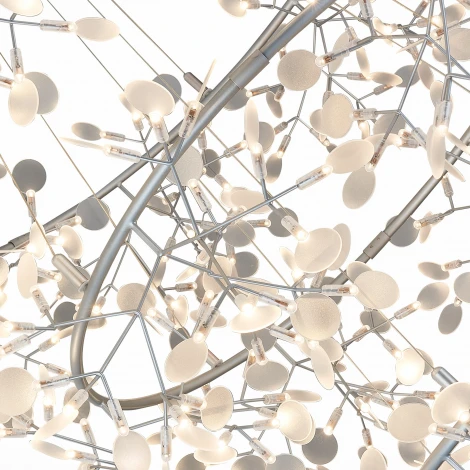 Подвесная люстра ST Luce Rafina SL379.103.486 (LED, 220V, на тросе, лепестки, кольцо)