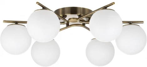 Потолочная люстра RGB на штанге Citilux Адам Смарт CL228A163 (LED, 220V, умный дом - Алиса, Маруся, Салют, шарики)