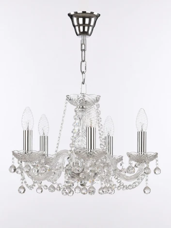 Подвесная люстра Bohemia 108 108/5/141 Ni (220V, подвески, на цепи, подсвечник, свеча)