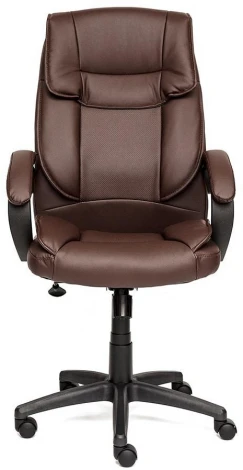 Кресло OREON кож/зам, коричневый/коричневый перфорированный, 36-36/36-36/06 Tetchair 10124