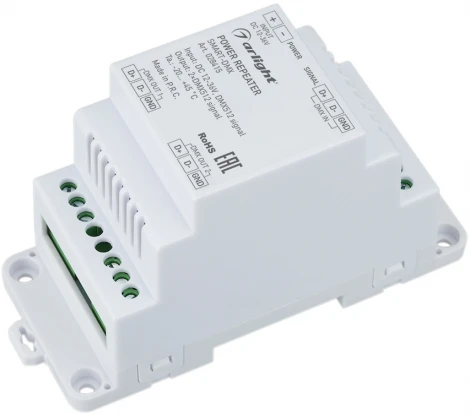 Усилитель Arlight SMART-DMX (12-36V, 2CH, DIN) (IP20 Пластик) 028415