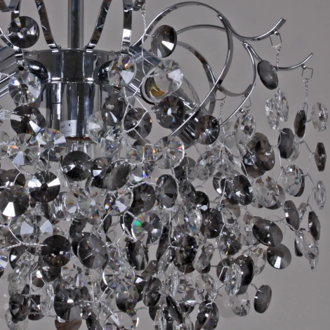 Потолочная люстра хрустальная на штанге Reluce 02387-0.3-6+3 CR (220V)