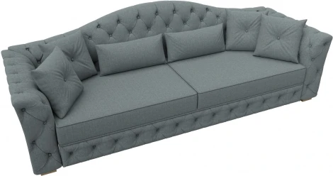 Диван прямой Артис (Серый/Рогожка) Лига Диванов арт.122570