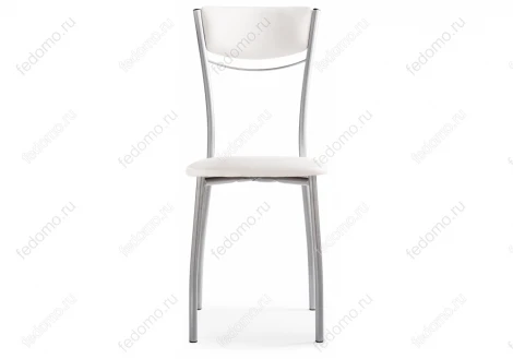 Стул Woodville на металлокаркасе Goki с мягкой спинкой светлый мусс 453992