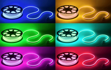 Гибкий неон 220V 20м RGB ЭРА N5050-72-IP67-220V-20m-RGB