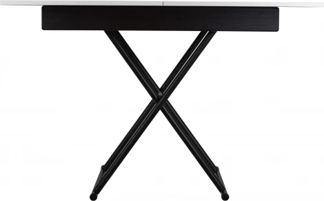 Стол-трансформер Лерон белый/черный Mebelik арт.009210