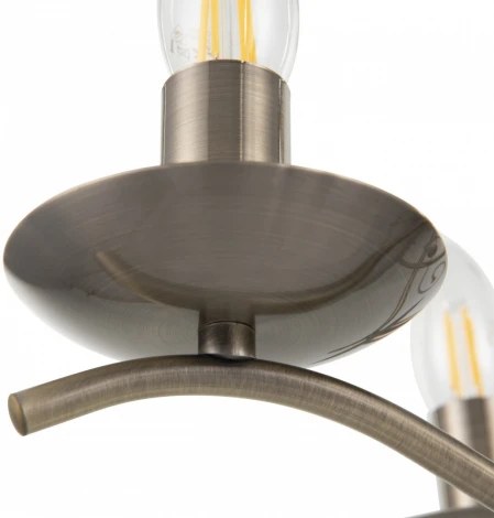 Подвесная люстра Arte Milano Amalfi-9934 339934/5 AB (220V, на цепи, подсвечник, свеча)