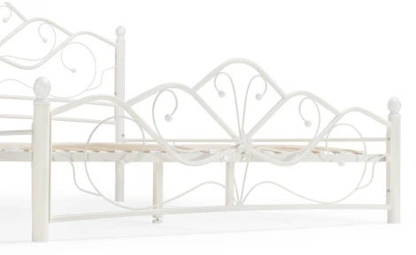 Двуспальная кровать Woodville Виктори 2 160х200 белая 402993