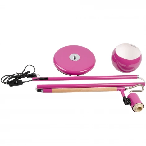 Торшер с регулировкой наклона, розовый Uniel UML-T702 E14 PINK