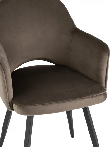 Стул Stool Group Венера вращающийся велюр коричневый 2 шт