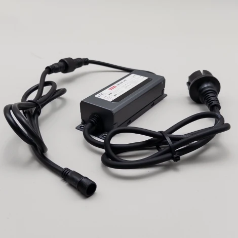 Блок питания электронный 60W для Нитей 24В, до 1000 LED, провод черный каучук, IP65 Laitcom DM-60F-24V