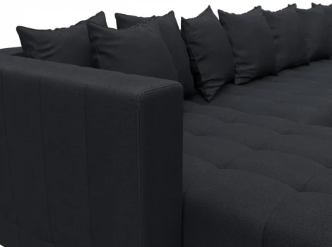 Диван П-образный Лига-052 НПБ Лонг Лига Диванов (Замша) арт.128857