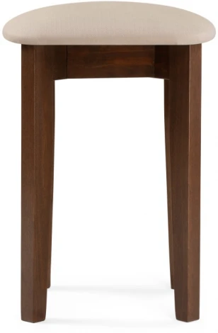 Табурет Woodville Кигон темный орех / сливочный раф 554127