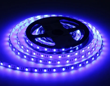 Светодиодная лента RGB с дневным белым светом Ambrella Illumination Led Strip 24V GS4402 5050 60Led /10W m/ 24V IP20 RGBW+4500K 5m