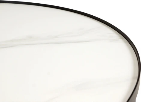 Столик журнальный Fonot major (Керамика/Белый,Черный) ОГОГО Обстановочка! арт.888856