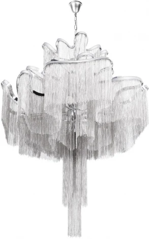 Подвесная люстра каскадная большая Loft It Stream 10208/1000 Smoke (220V, на цепи)