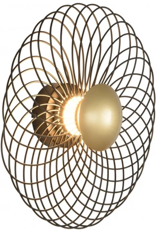 Настенный светильник Lumion Camomile 8379/8WL черный, металл/акрил LED 8W 3000K 220V