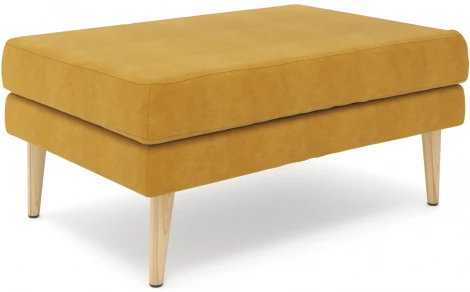 Банкетка Arsko Корс 1 горчичный велюр