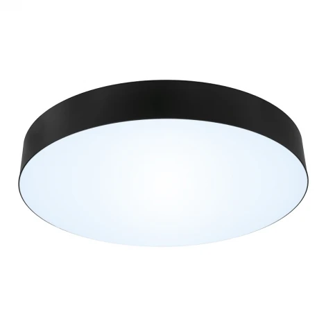 Светодиодный светильник потолочный 80W CCT 3000-6500K, с ПДУ черный матовый Lumin'arte Macaron CLL58