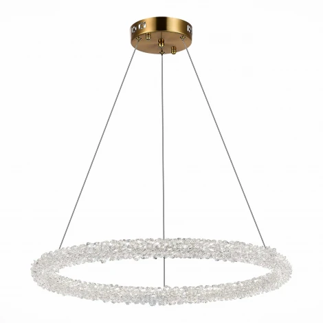 Подвесной светильник Avana SL6110.213.01 ST Luce (регулировка яркости, LED, 220V, пульт управления, на тросе, кольцо)