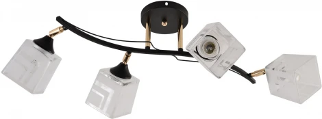 Спот на штанге Reluce 01594-3.3-04B BK+FGD (220V)