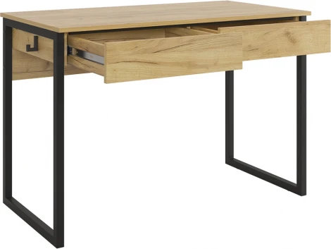 Стол Юниор Mebelson (ЛДСП,Металл/Дуб золотой,Черный) арт.SMU-01.2744