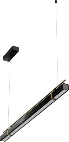 Подвесной линейный светодиодный светильник Lightera Omolon LE108L-120B Wi-Fi (Умный дом, Алиса, Маруся, голосое управление) (220V, на тросе)