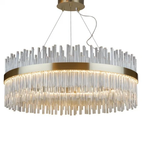 Подвесная люстра L'Arte Luce Mayfair L43010 (LED, 220V, хрусталь K9, на тросе, круглые)