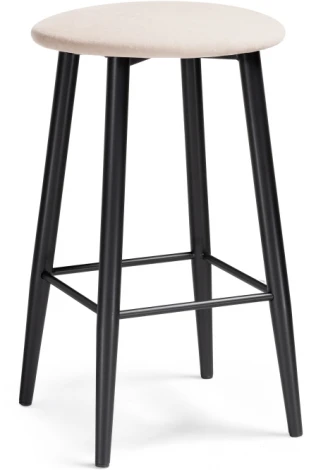 Полубарный стул Woodville Гангток катания айвори / черный матовый 507425