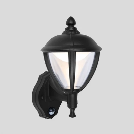 Настенный фонарь уличный светодиодный Oasis Light UNITE W2601-PiR Bl