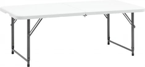 Стол-чемодан складной Stool Group 122*61*74 см с регулировкой высоты серый арт.УТ000040164