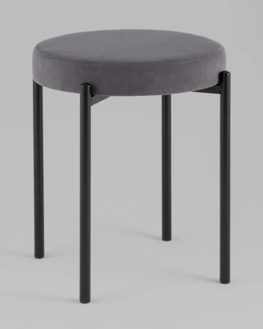 Табурет Бриф Original велюр темно-серый Stool Group УТ000042728